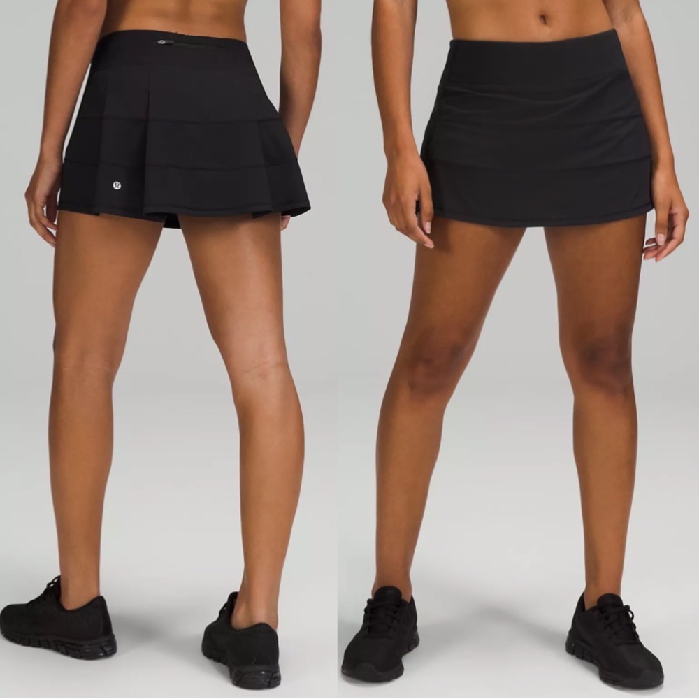Lululemon Pace Rival Mid-Rise Skirt Black